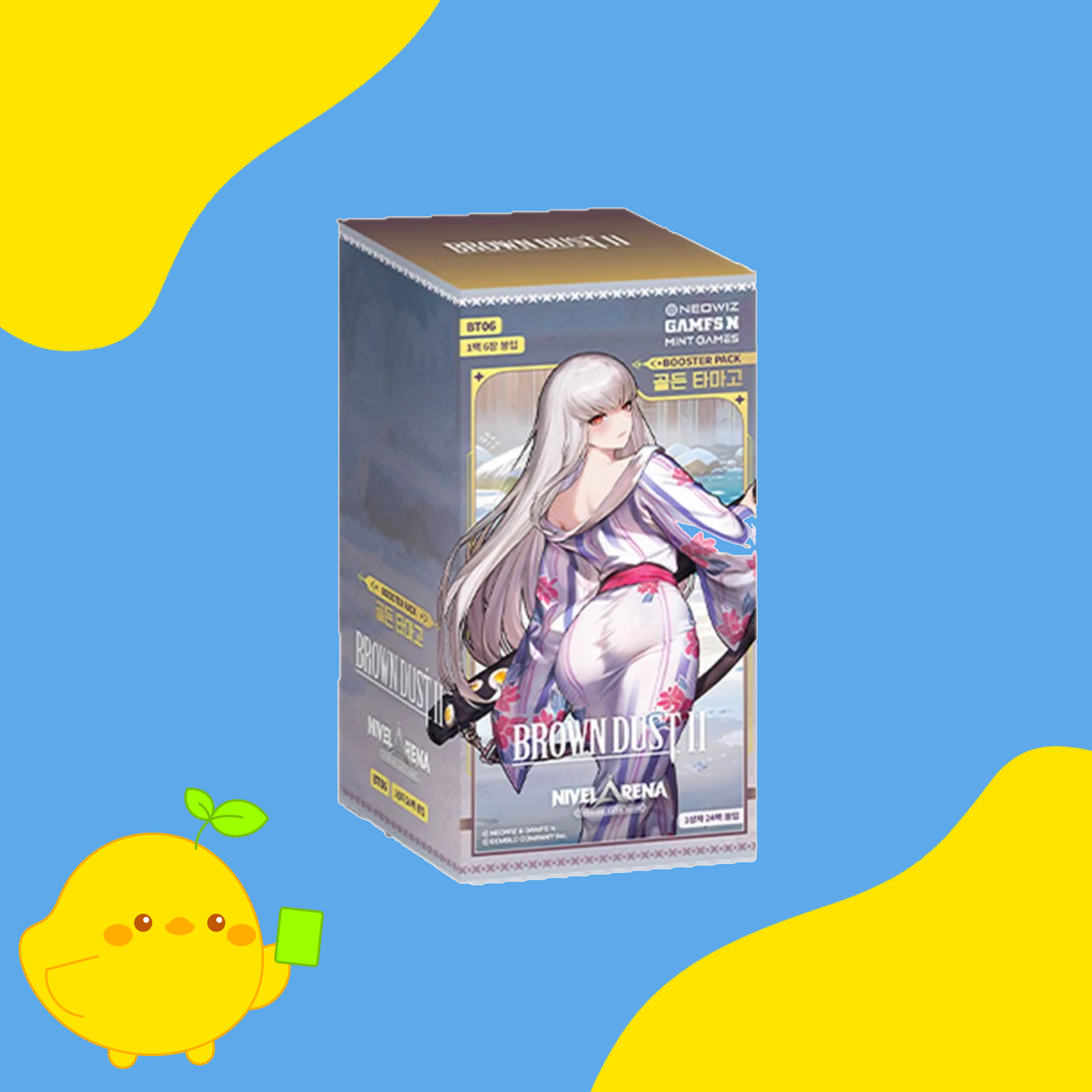 Korean Nivel Arena Brown Dust 2 BT06: Golden Tamago Booster Box - Rip & Ship