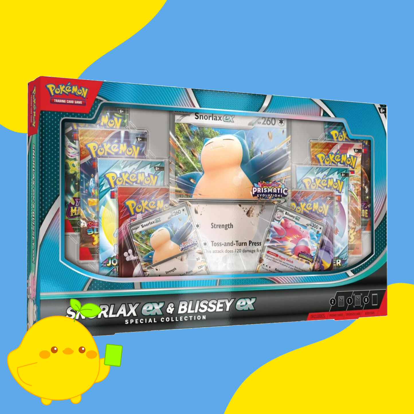 Snorlax ex & Blissey ex Special Collection - Rip & Ship