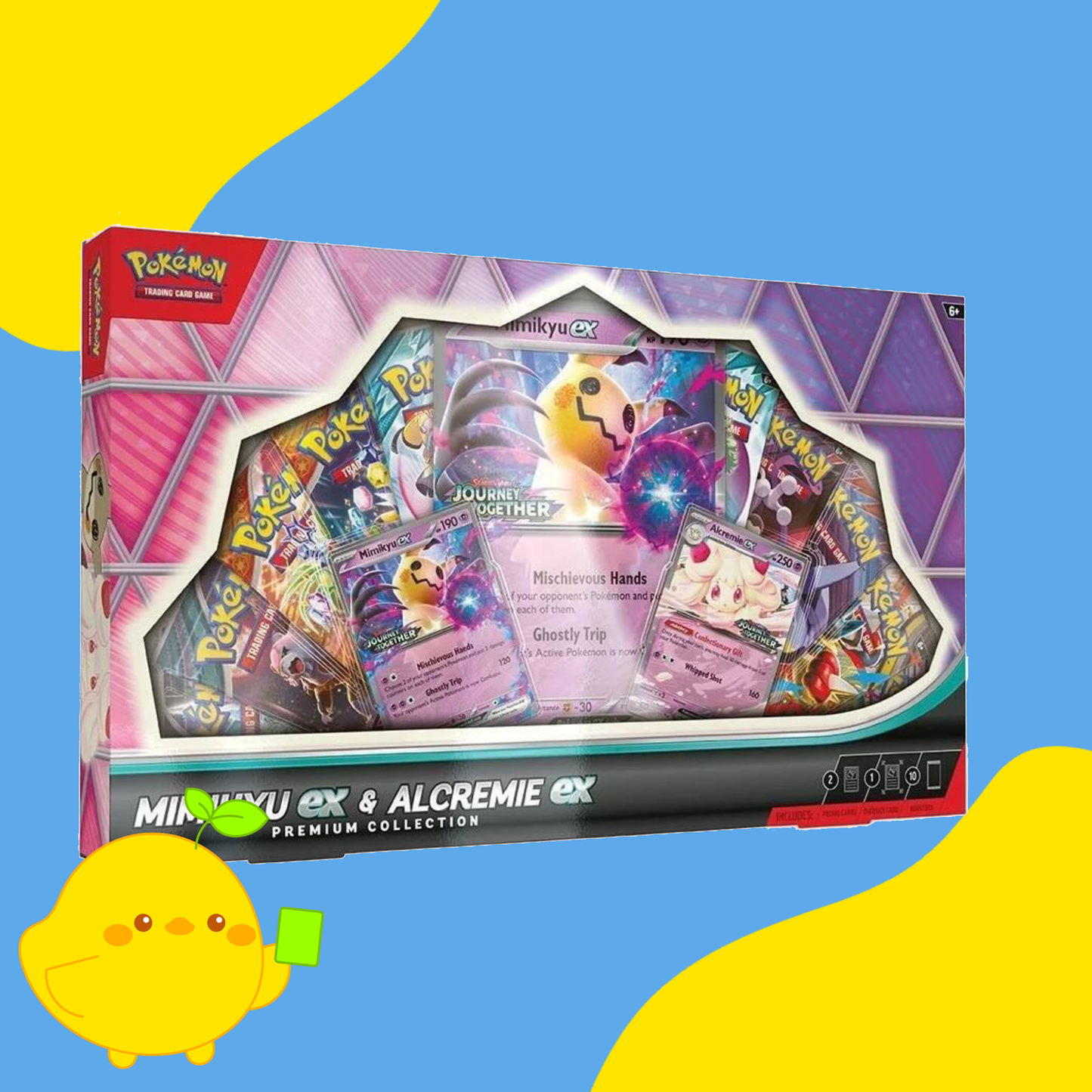 Mimikyu ex & Alcremie Ex Premium Collection - Rip & Ship